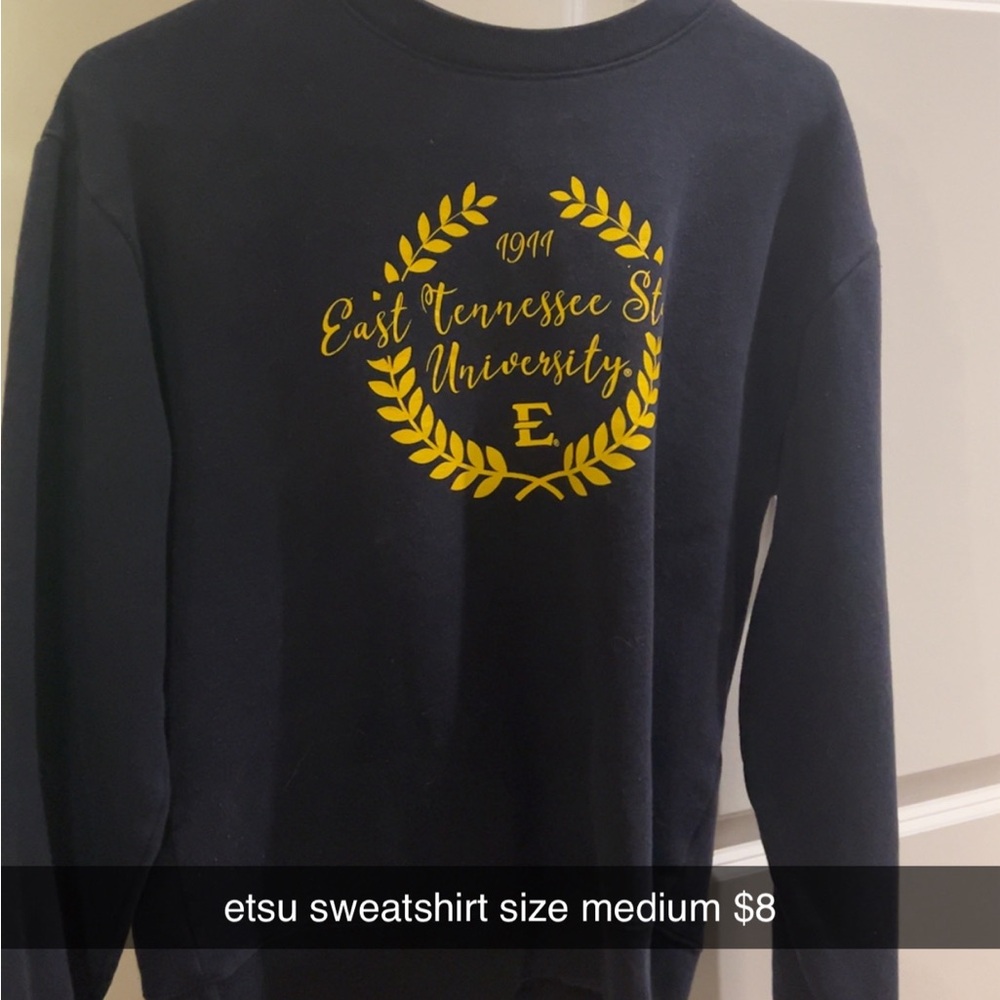 East Tennessee State University Navy Sweater
